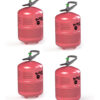 4 Bombole di Elio per 50 palloncini, il kit per gonfiare fino a 200 palloncini