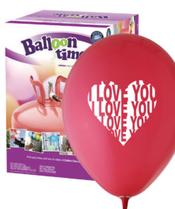 Kit Elio X-LARGE + 100 palloncini assortiti biodegradabili - Ø 23 cm 