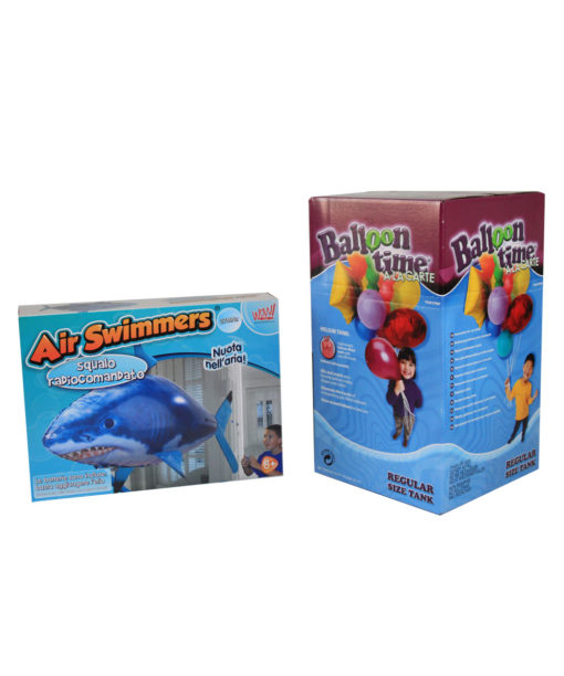 Pesce Squalo Volante AirSwimmers con Bombola Elio