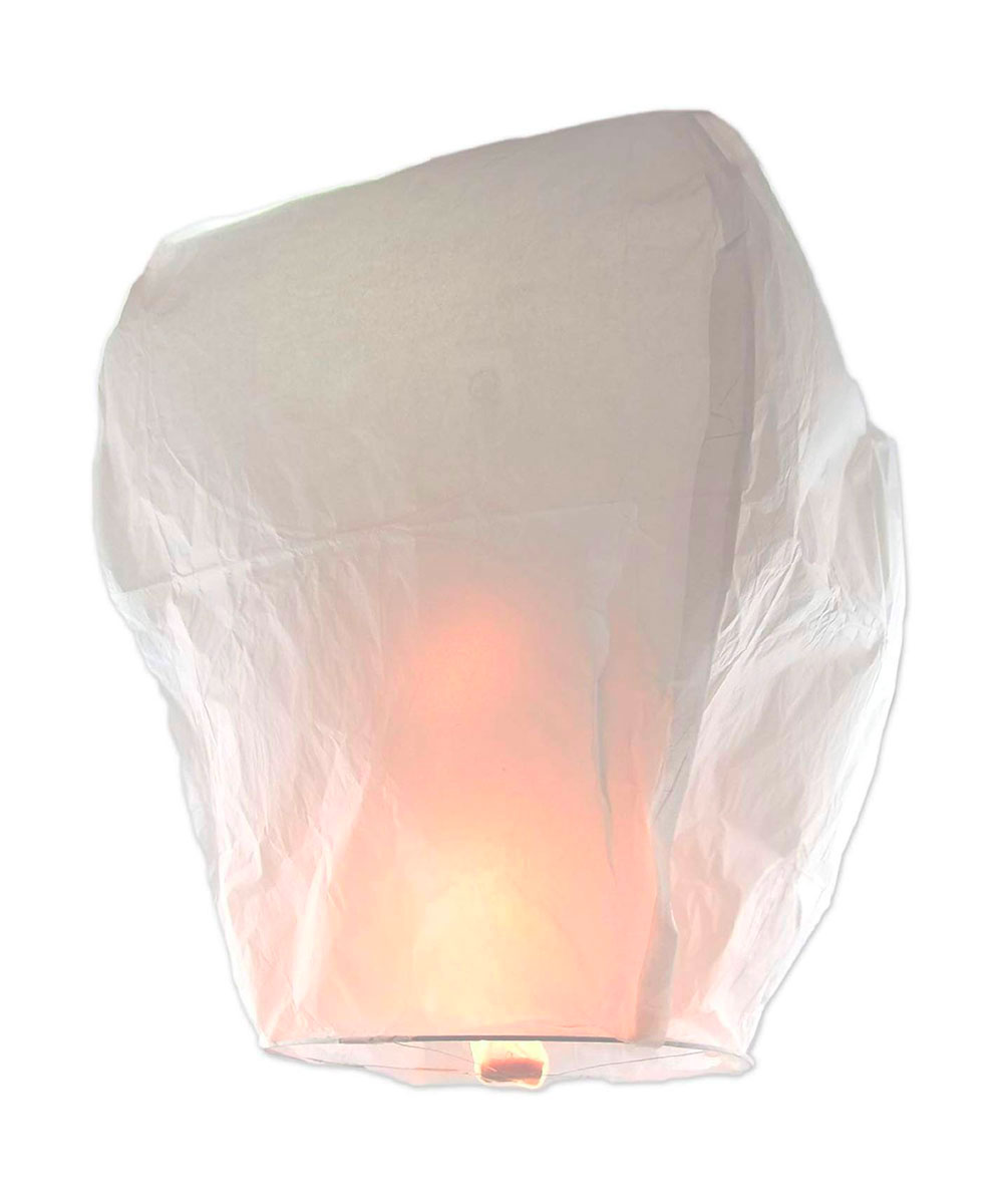 Lanterna Cinese Volante SkyLanterns GIGANTE BIANCA Premium