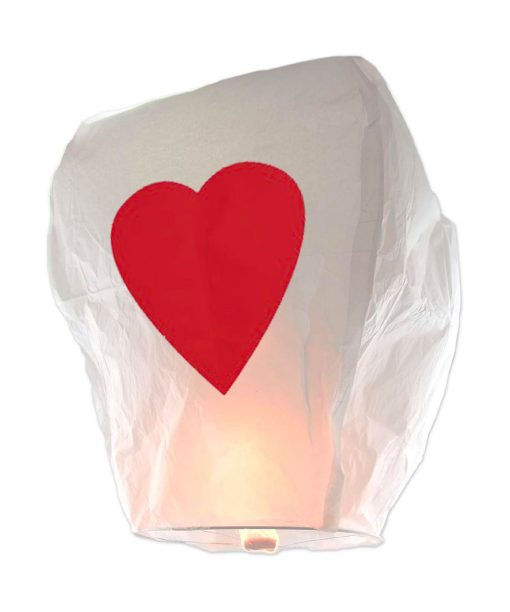 Lanterna dei Desideri Sky Lanterns CUORE Premium