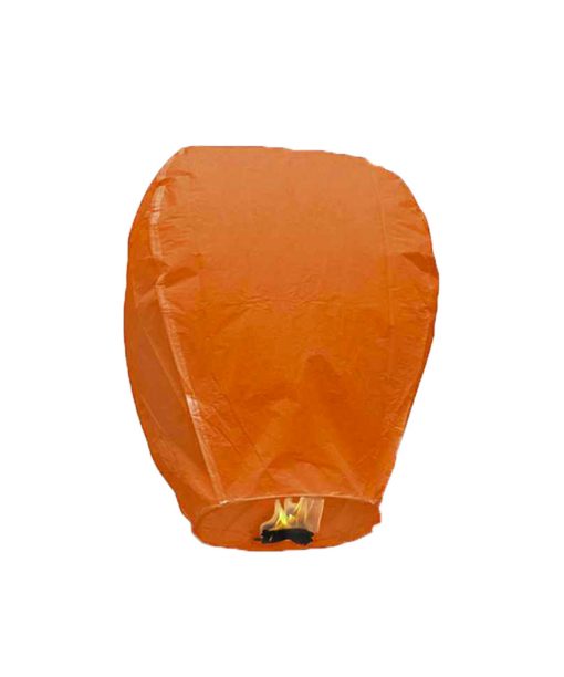 Lanterna di carta volanti Sky Lanterns ARANCIONE Premium