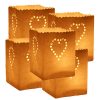 5 Sacchetti porta candele - Candle Bags CUORI