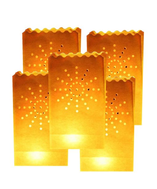 5 Sacchetti porta candele - Candle Bags FireWorks