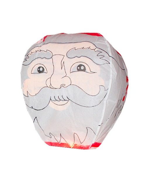 Lanterna cinese volante di carta Sky Lanterns “BABBO NATALE” Premium